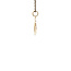 Gouden hanger letter P 14 karaat