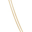 Gouden collier met diamant hanger 47 cm 14 karaat