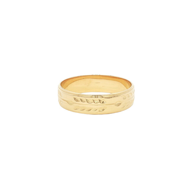 Gouden ring 14 karaat