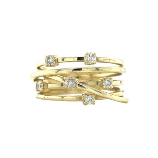 Goldener Ring Diamant