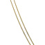 Gouden collier met zirkonia hanger 45 cm 14 karaat