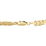 Goldenes Fantasiearmband 18 cm 14 Karat