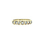 Goldener Ring mit Diamant 14 Karat
