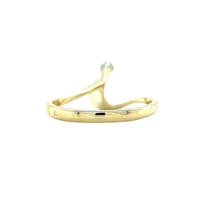 Gold ring with diamond 14 karat