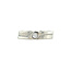 White gold ring with diamond 18 karat