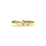 Gouden ring met diamant 14 karaat