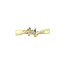 Goldener Ring mit Diamant 14 Karat