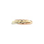 Tricolor goldene Trinity-Ring 14 Karat