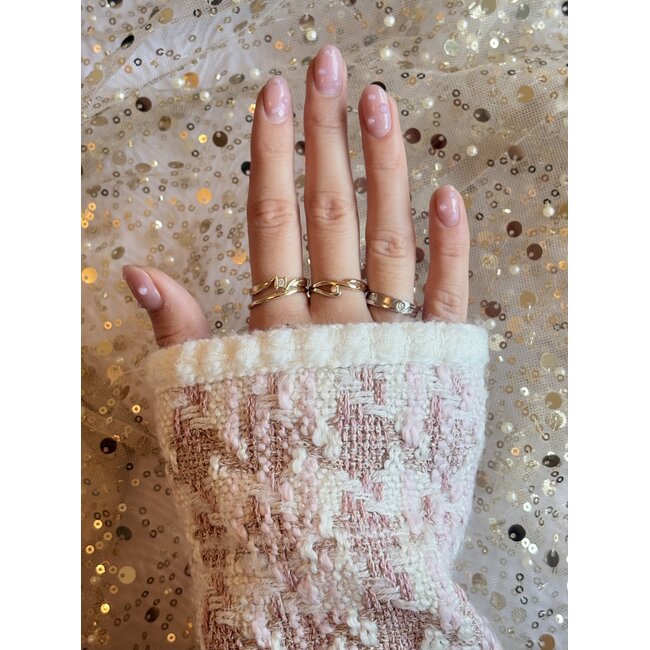 Gold ring with diamond 14 karat