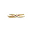 Tricolour gouden trinity ring 14 karaat