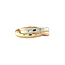 Tricolour gouden trinity ring 14 karaat