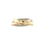 Tricolor goldener Trinity-Ring 14 Karat