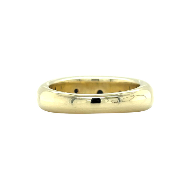 Gold domed ring 14 karat