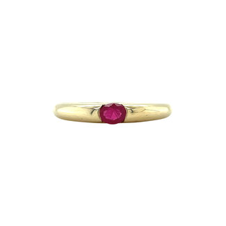 Goldener Ring Rubin