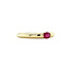Gold ring with ruby 14 karat
