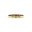 Gold ring with ruby 14 karat