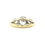 Gold ring with zirconia 14 karat