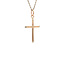 Rosegouden kruis hanger 14 karaat