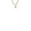Goldener Solitäranhänger mit Diamant 14 Karat