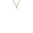 Golden solitaire pendant with diamond 14 karat