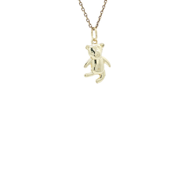 Gold bear pendant 14 karat