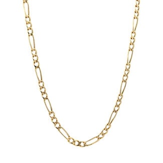 Gold figaro necklace