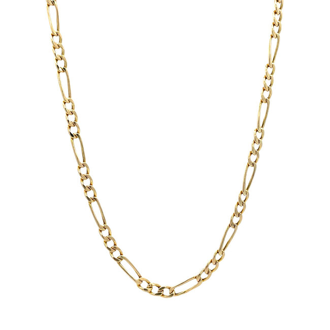 Golden Figaro necklace 81.5 cm 14 karat