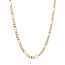 Gouden figaro collier 81.5 cm 14 karaat