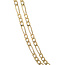 Goldene Figaro-Kette 81,5 cm 14 Karat