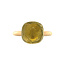 Goldener Ring mit Farbstein 14 Karat