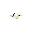 Goldener Ring mit Perle 14 Karat