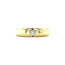 Goldener Ring mit Diamant 14 Karat