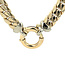 Gouden gourmet collier 50 cm 14 karaat