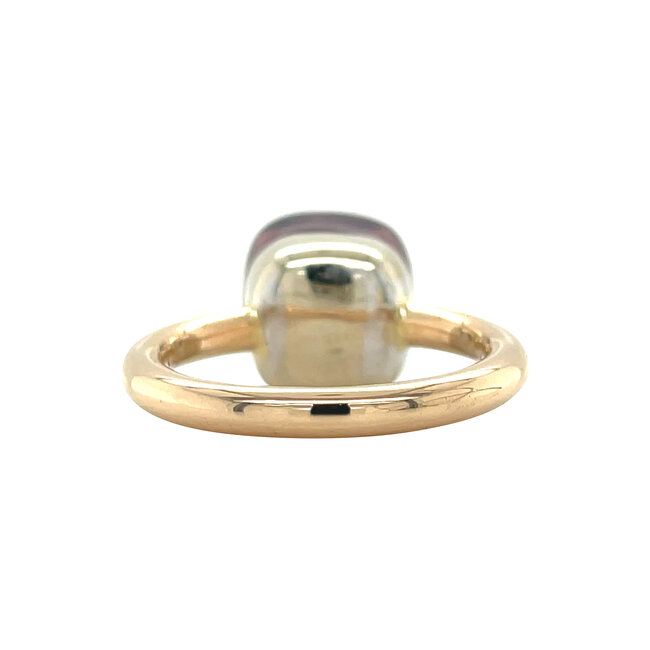 Goldener Ring mit Farbstein 14 Karat