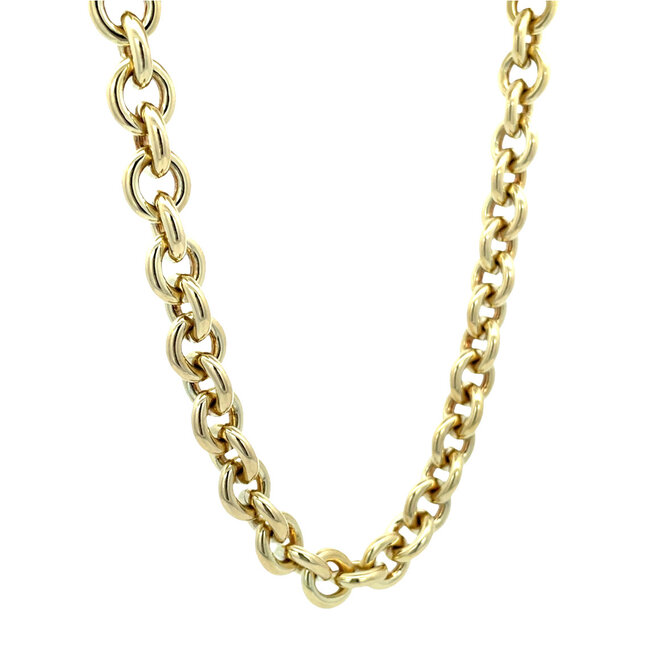 Zilgold Collier 47,5 cm 14 Karat/ 925