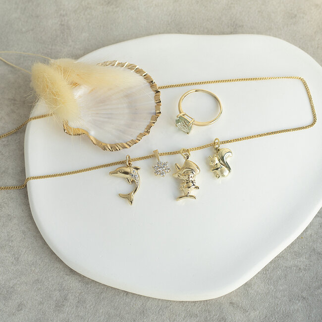 Gouden hanger Speedy Gonzales 14 karaat