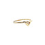 Goldener Ring mit Diamant 14 Karat