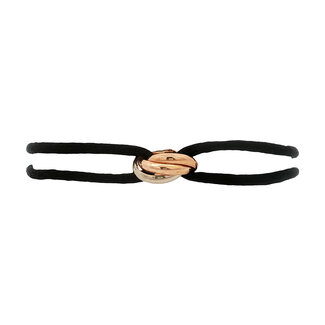 Satin-Armband mit Kettenglied