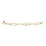 Gold closed for ever bracelet 19.5 cm 14 karat