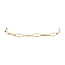 Gouden closed for ever armband 19.5 cm 14 karaat