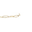 Gouden closed for ever armband 19.5 cm 14 karaat