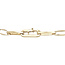Gold closed for ever bracelet 19.5 cm 14 karat