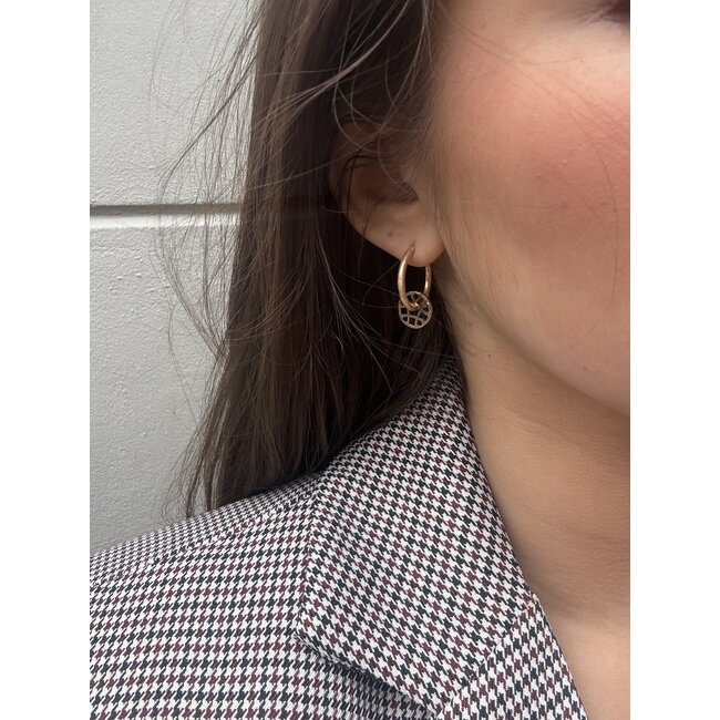 Rose-gold ear jewelry Bron Jewelry 18 karat