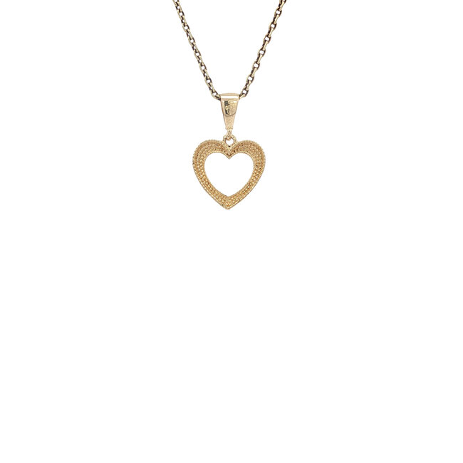 Golden heart pendant 14 karat