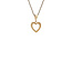 Gouden hart hanger 14 karaat