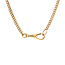 Gouden gourmet collier 53 cm 14 karaat