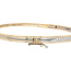 Gold bangle with diamond 14 karat
