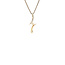 Gold pendant zirconia 14 karat