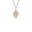 Gold pendant with diamond 14 karat