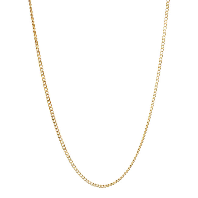 Golden length necklace gourmet 44 cm 14 karat